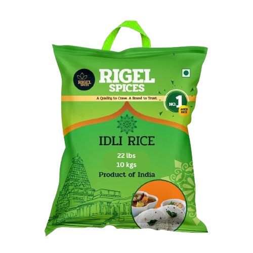 Rigel Spices Premium Idly Rice – Authentic South Indian Rice for Soft and Fluffy Idlis – 10 kg | High-Quality Rice for Traditional Dosa & Idli Preparation