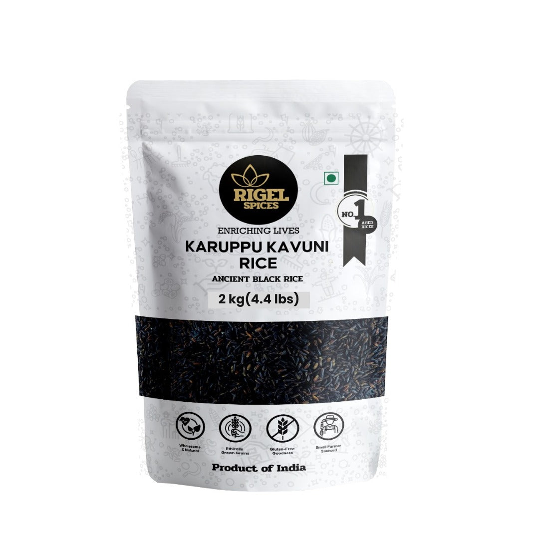 Rigel Spices | Karuppu Kavuni (2Kg) | Ancient Grains
