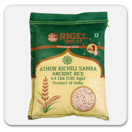 Athur Kichili Samba Rice 2kg Ancient Gluten Free Rice