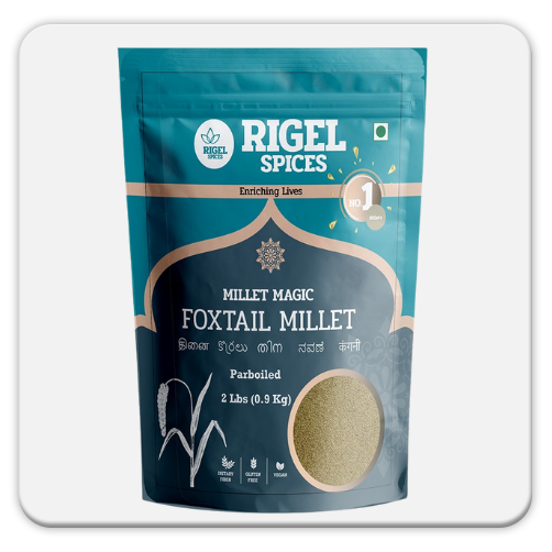 Foxtail millet thinai 1kg resealable pack non gmo gluten free