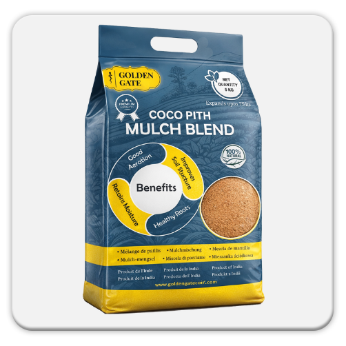 Mulch Blend Organic Garden Mulch for Soil Health and Plant Growth