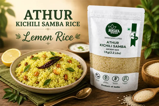 Athur Kichili Samba Rice Lemon Rice Recipe