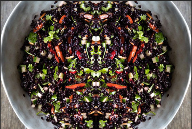 Healthy Bruschetta Black Rice Salad Recipe – A Nutritious and Flavourful Superfood Meal