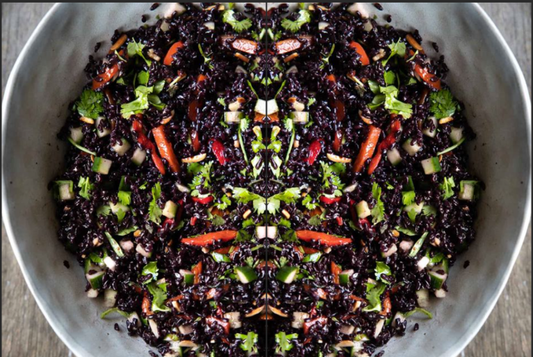 Healthy Bruschetta Black Rice Salad Recipe – A Nutritious and Flavourful Superfood Meal