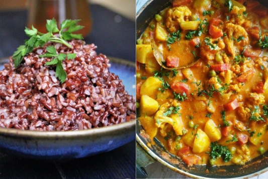 Kaatu Yaanam Red Rice and Vegetable Curry – Healthy Traditional Recipe