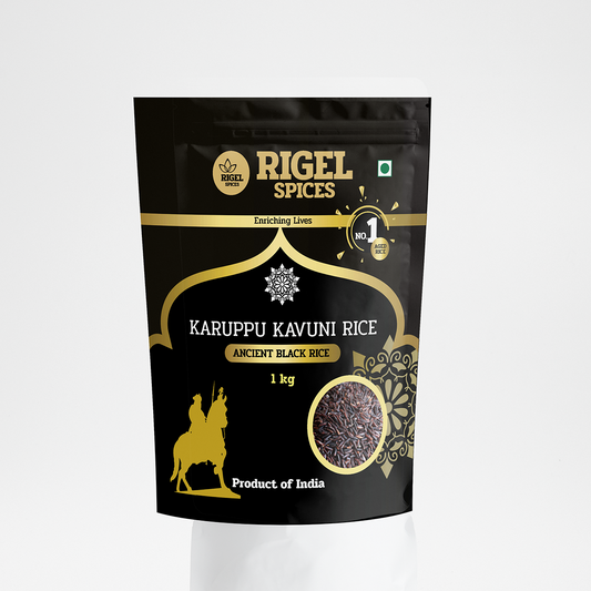 Rigel Spices | Karuppu Kavuni (1 Kg) | Ancient Grains