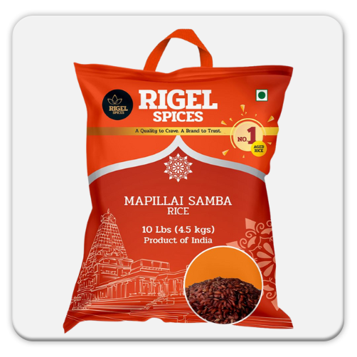 Mappillai Samba Red Rice 5kg | 12+ Months Aged | Bridegroom Rice | Gluten Free | Ancient Red Rice