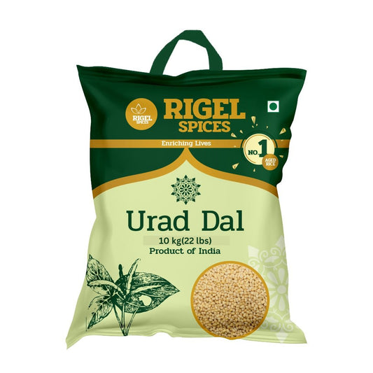 Rigel Spices | Urad Dal 10Kg | Whole white | Rich in Protein