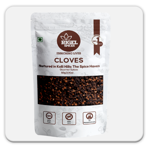 Cloves Whole 50g | Fresh & Aromatic Laung for Cooking – RIGEL SPICES ...